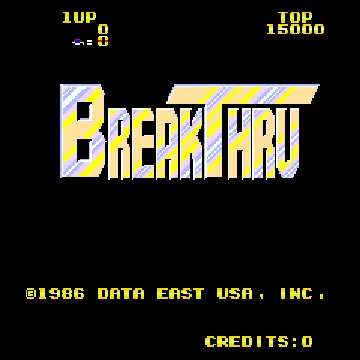 Break Thru (US) screen shot title